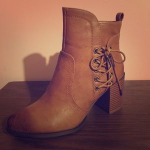 Olivia Miller | Faux Leather | Ankle Boots